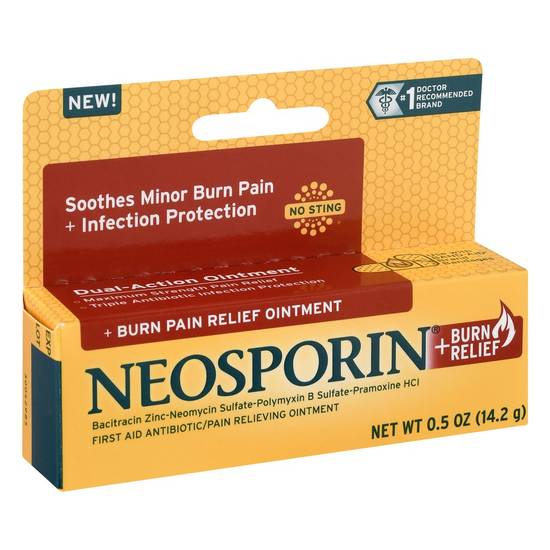 Neosporin Dual-Action + Burn Pain Relief Ointment