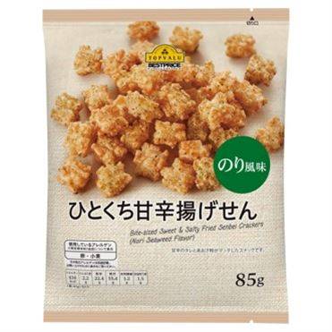 トップバリュ ベストプライス 一口甘辛揚げせんのり味 85g