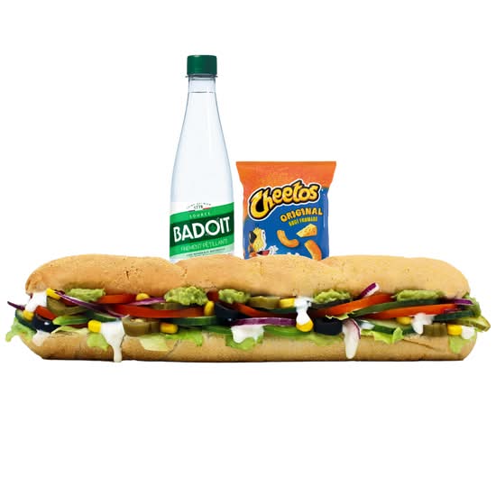 Menu SUB30 Veggie Delite