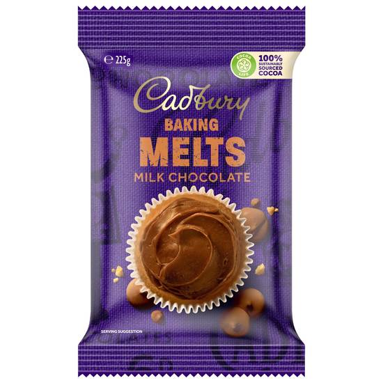 Cadbury Cooking Chocolate Milk Melts 225g