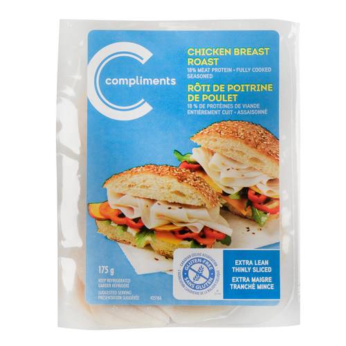 Compliments Extra Lean Thinly Sliced Chicken Breast Roast (175 g)