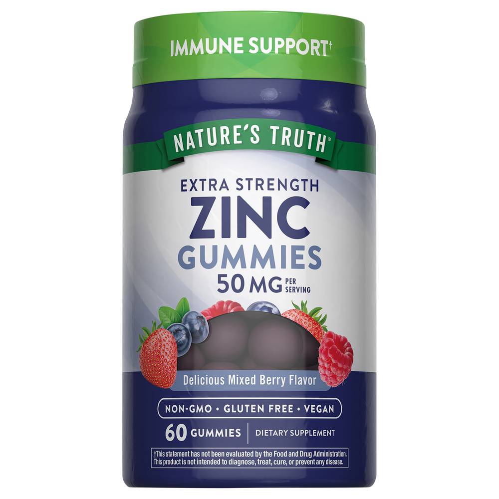 Nature's Truth Extra Strength Zinc Gummies (50 mg)