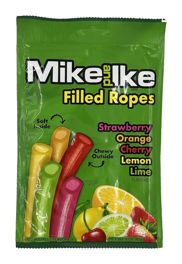 MIKE AND IKE Fruity Filled Licorice Ropes, Assorted (3 oz)