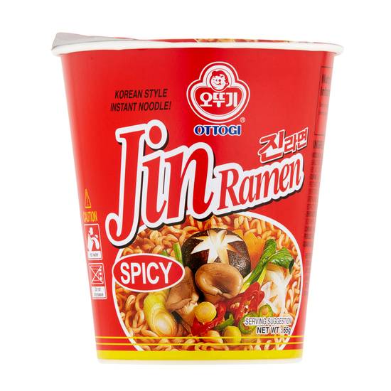 Ottogi Noodle Cup Jin Ramen Spicy 65g