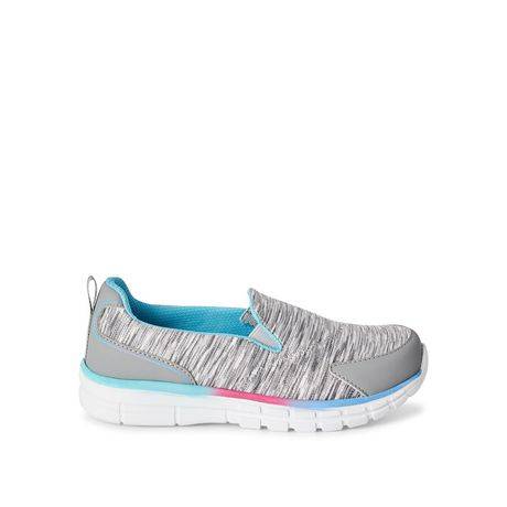 Athletic Works Girls'' Blake Sneakers (Color: Grey, Size: 12)