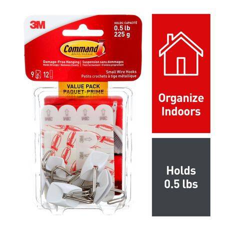 Command Small Wire Hooks Value pack (1 set)