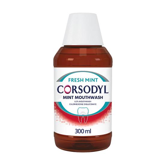 Corsodyl Antibacterial Mouthwash, Fresh Mint