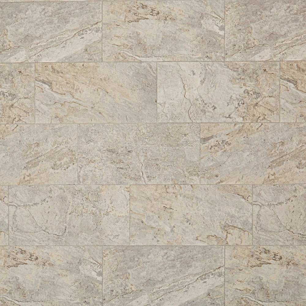 STAINMASTER Midtown Slate Gray Marble Look 9.84-mil x 12-ft W Waterproof Cut-to-length Vinyl Sheet Flooring | U5760.624C990M144