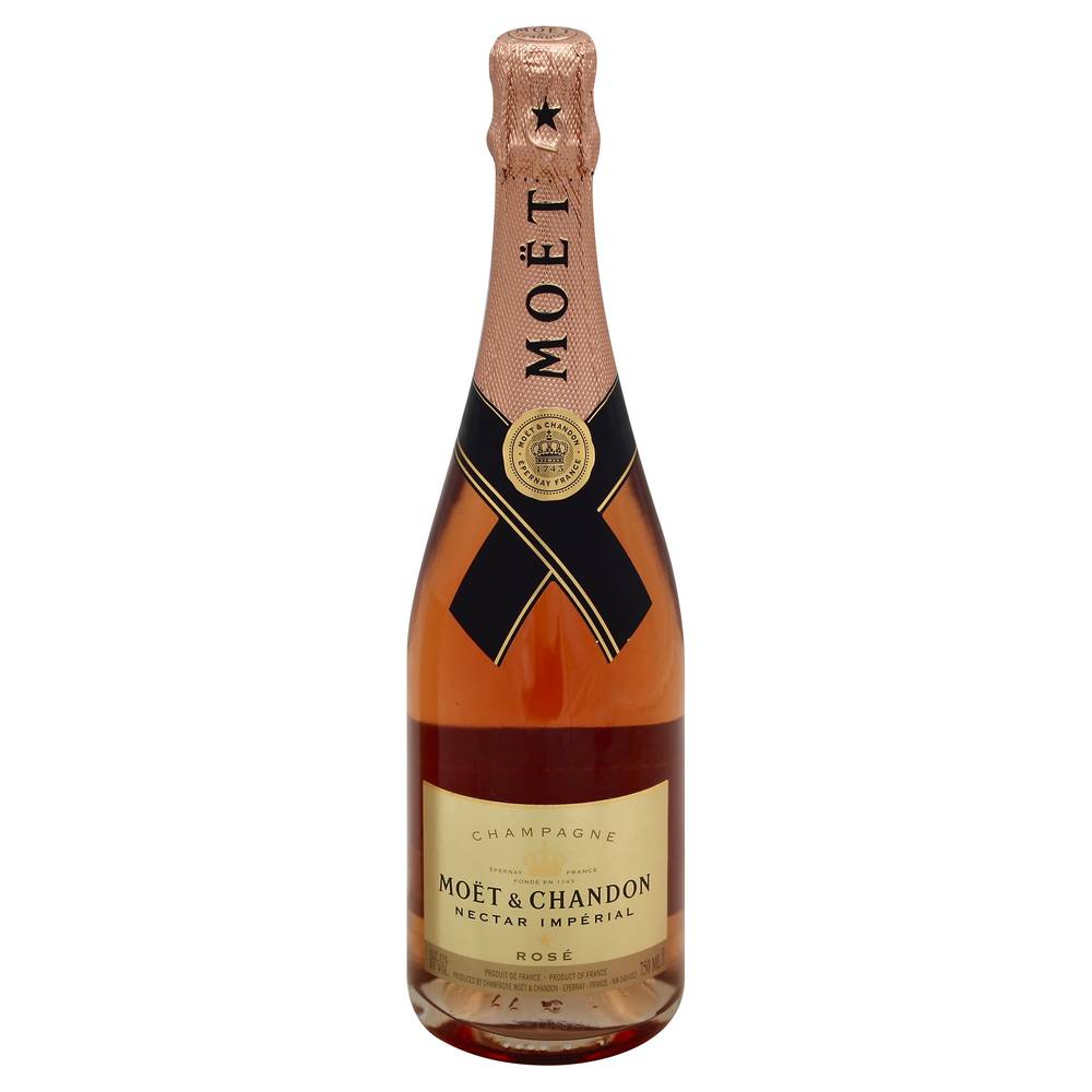 Moët & Chandon Nectar Imperial Rose Champagne (750 ml)