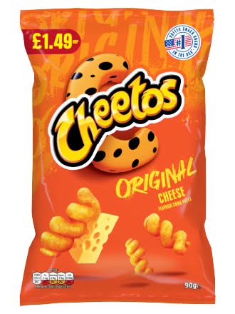 Cheetos Cheese, Original Twisted Corn Puffs (90g)