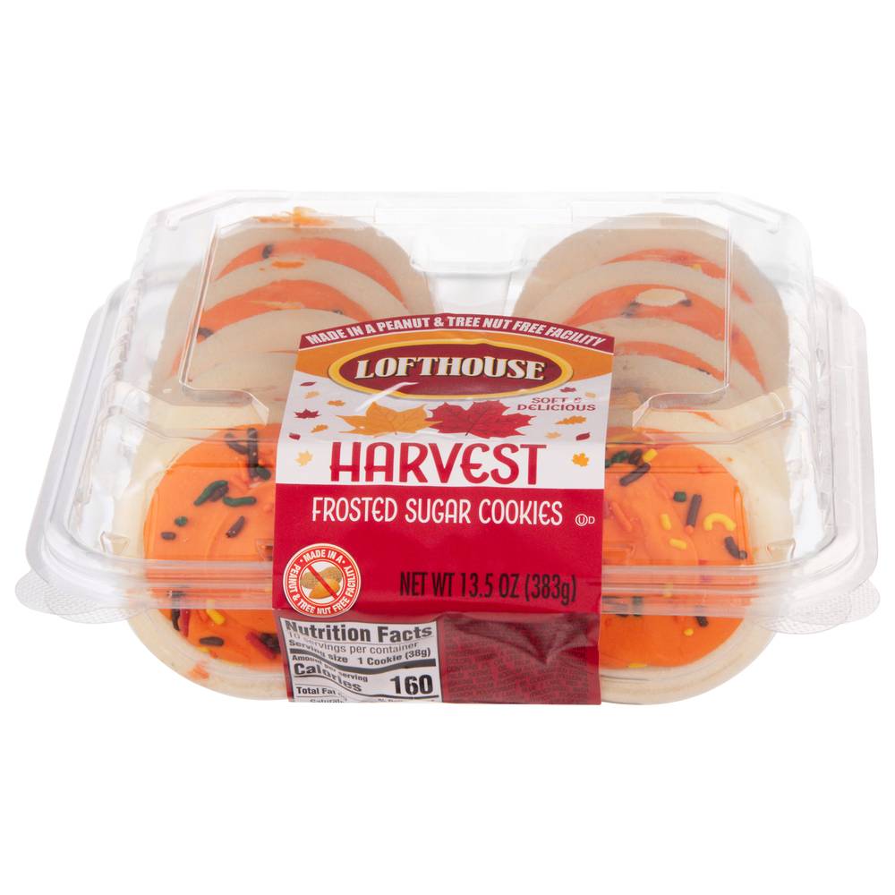 Lofthouse Harvest Orange Frosted Sugar Cookies (13.5 oz)