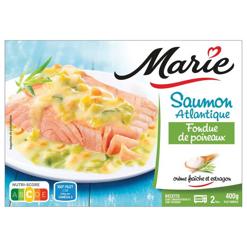Marie - Plats cuisinés saumon et fondue poireaux (2)