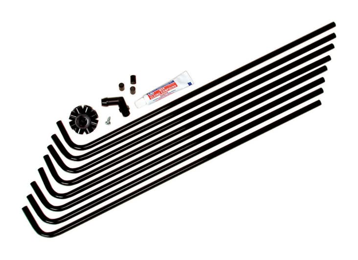 Dial 24 In. H X 4-3/4 In. W Black Plastic Evaporative Cooler Water Hook-Up Kit