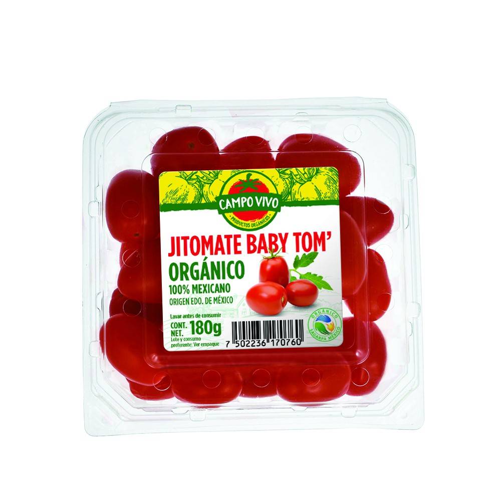 Campo Vivo Jitomate cherry baby tom orgánico Delivery Near Me Order