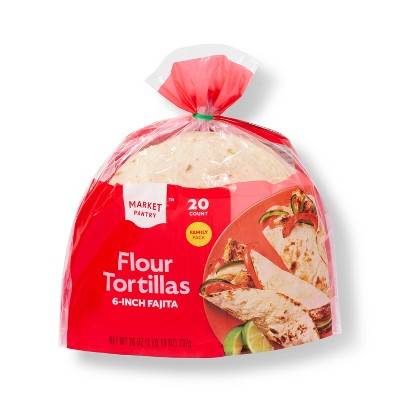 Market Pantry Flour Tortillas (26 oz, 20 ct)