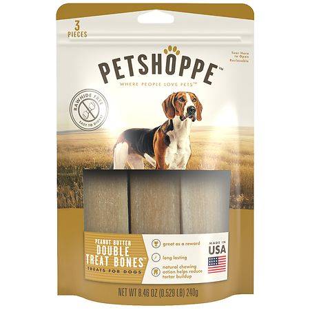 PetShoppe Double Treat Bones (8.4 oz)