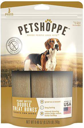 PetShoppe Double Treat Bones Dog Food (8.4 oz)