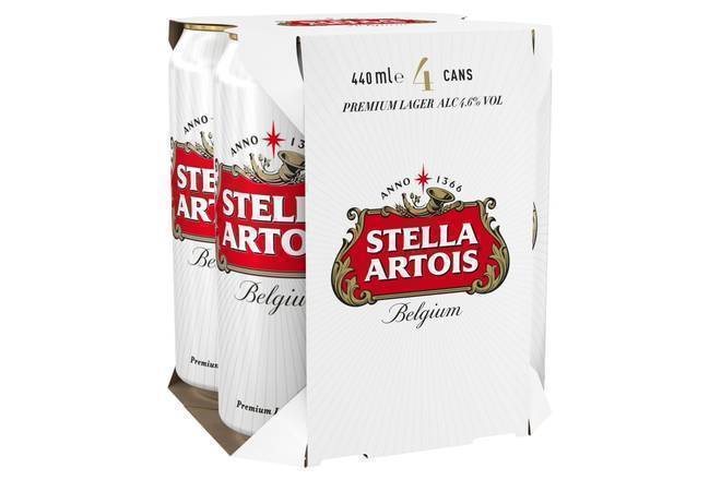 Stella Artois 440ml 4pk