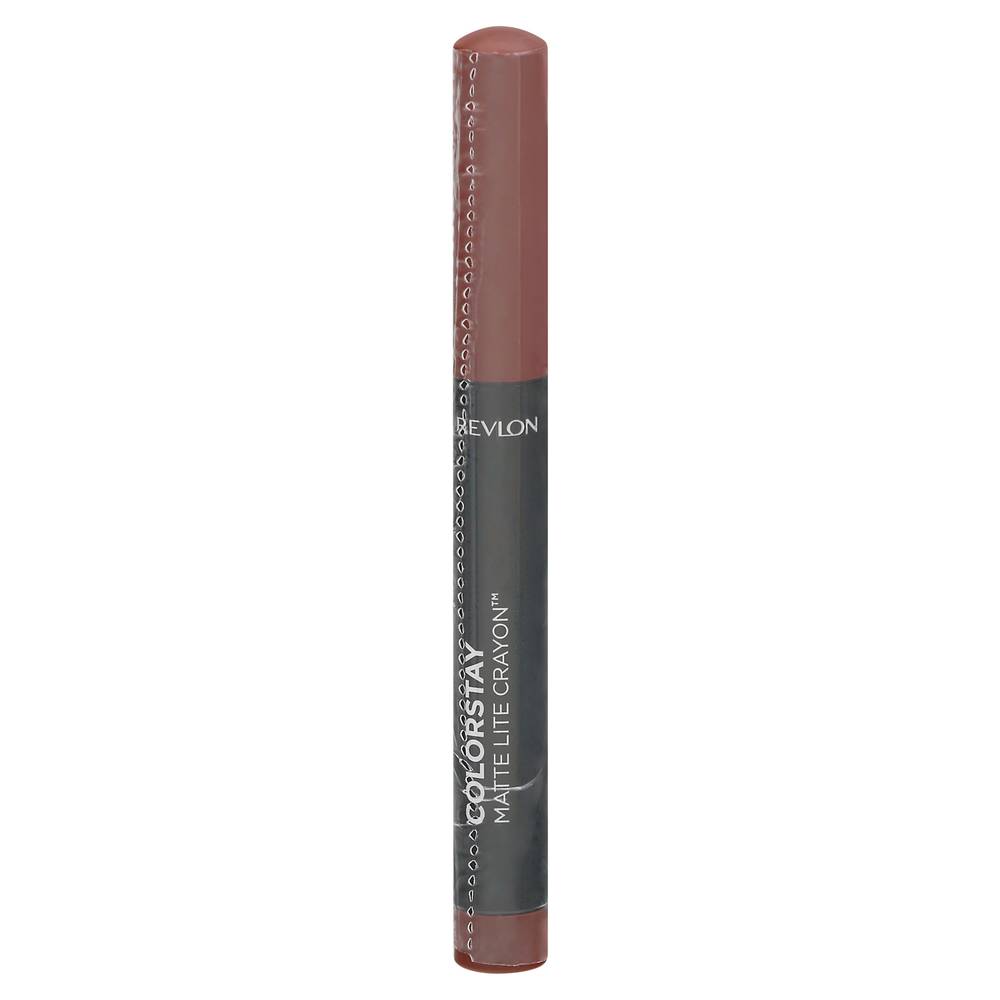 Revlon Colorstay Matte Lite Lip Crayon, 003 Soufflé All Day (0.05 oz)