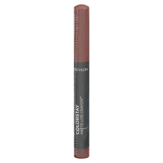 Revlon Colorstay Matte Lite Lip Crayon Souffle All Day 003