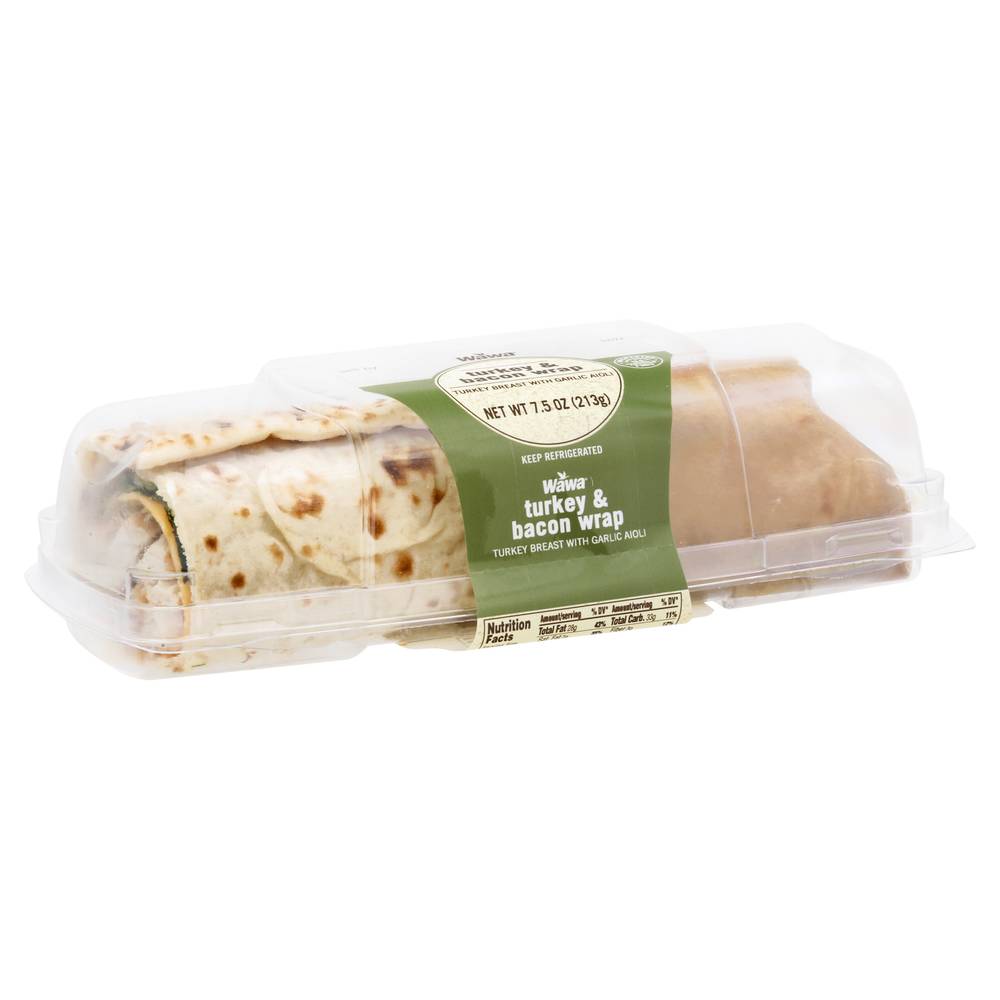 Wawa Turkey & Bacon Wrap (7.5 oz)