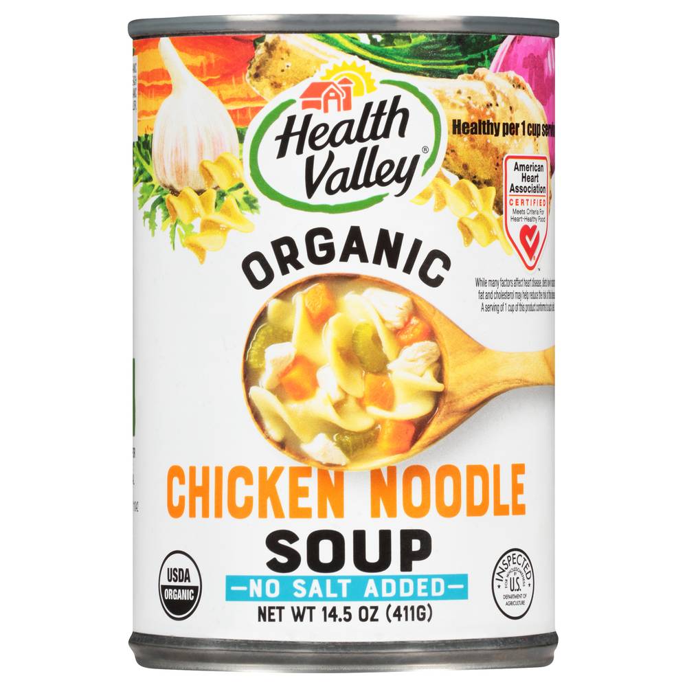 Health Valley Low Sodium Organic Soup (chicken noodle)