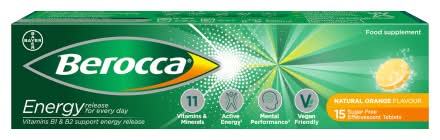 Berocca Orange, Effervescent Tablets (15 pack)