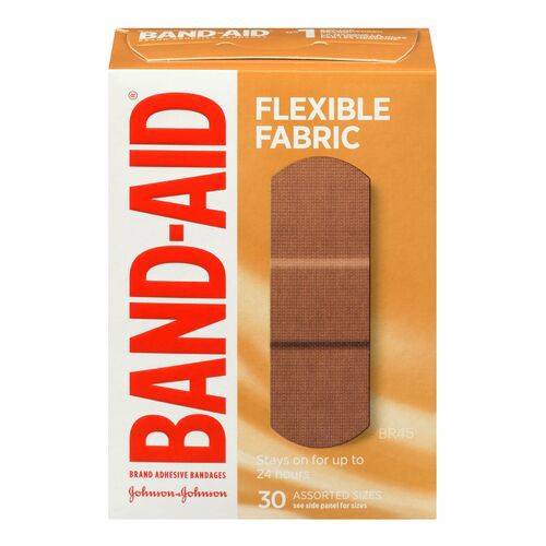 Band-Aid Flexible Fabric Adhesive Bandages Br45 (30 units)