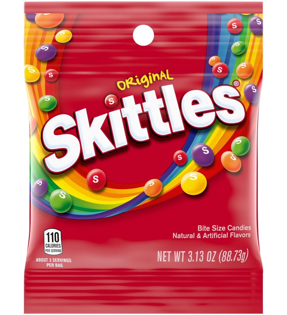 Skittles Original Fruit Chewy Candy pack (3.13 oz)