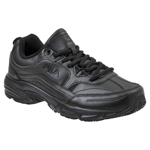 Fila Men's Workshift Slip-Resistant Shoe, Black, Size 11 Wide