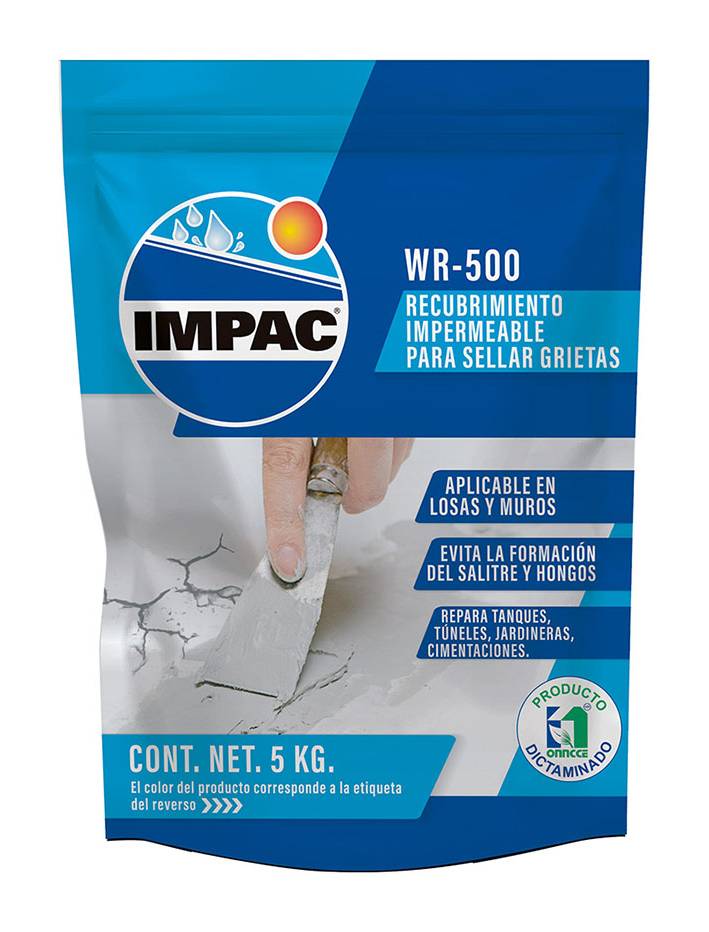 IMPAC · Sellador de grietas wr-500, gris (5 kg)