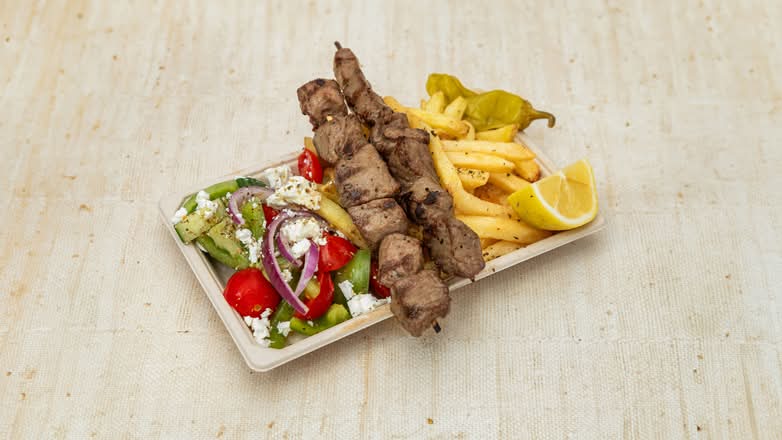 Lamb Souvlaki Grill Box
