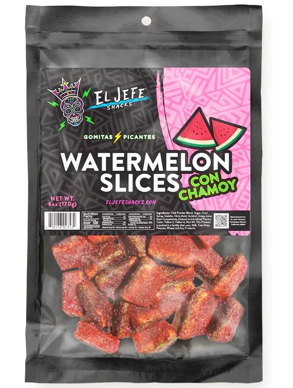 El Jefe Watermelon Slices con Chamoy