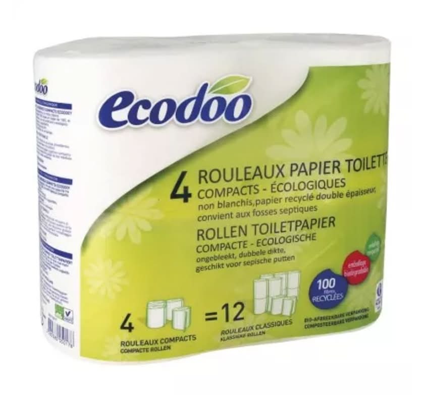 Ecodoo - Papier toilette compact recyclé (740g)