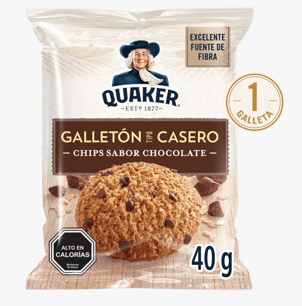 Quaker · Galletón avena con chips chocolate (40 g)