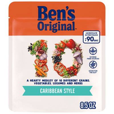 Ben's Original Caribbean Style 10 Different Grains Vegetables Legumes and Herbs
