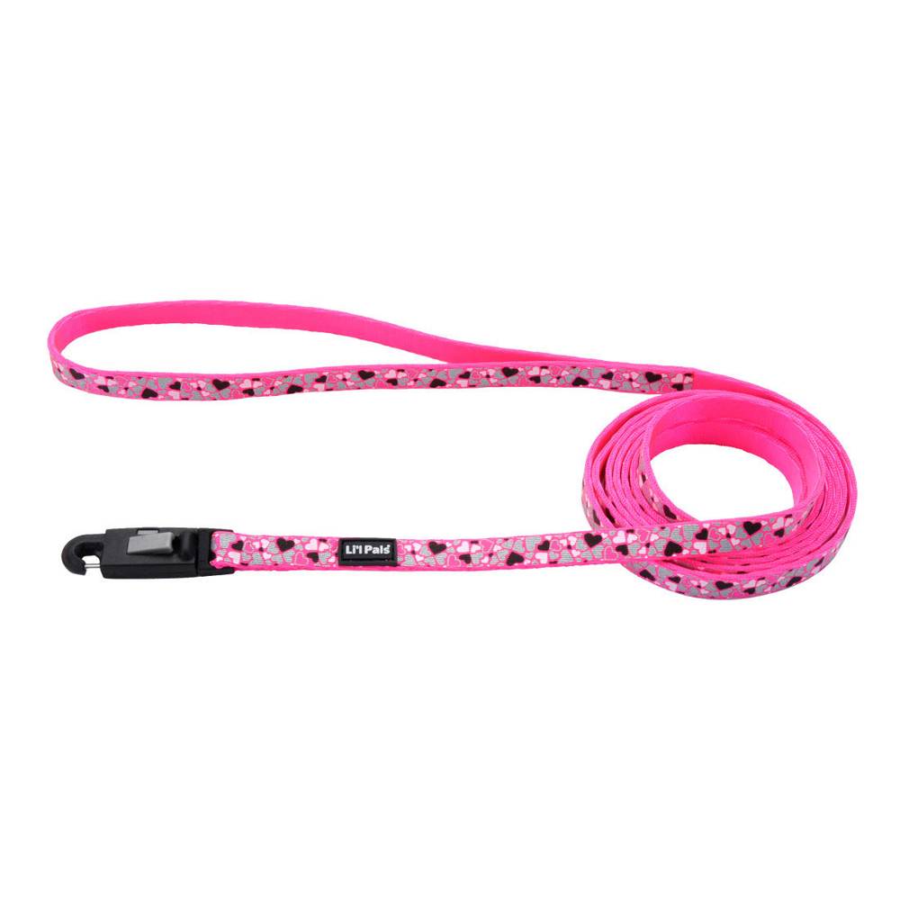 Li'l Pals Reflective Leash (xs/pink)