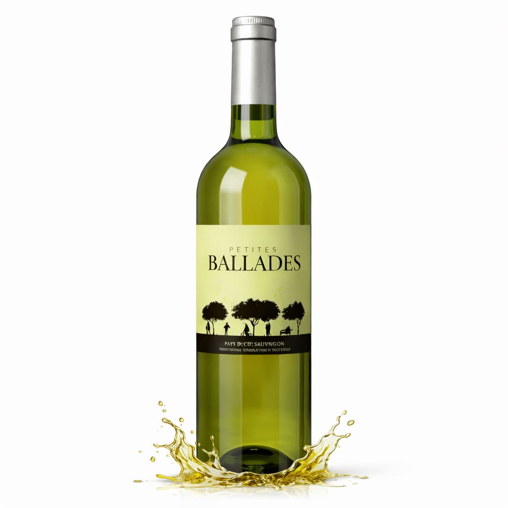 VIN BLANC Petites ballades  75 CL