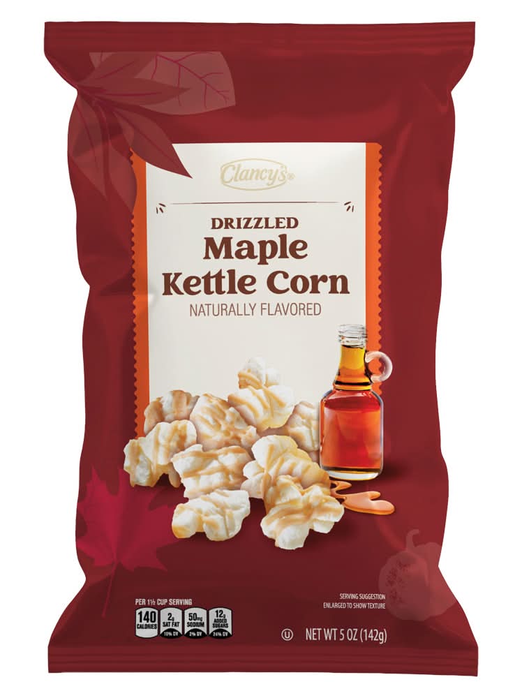 Clancy's Fall Drizzled Kettle Corn, Maple