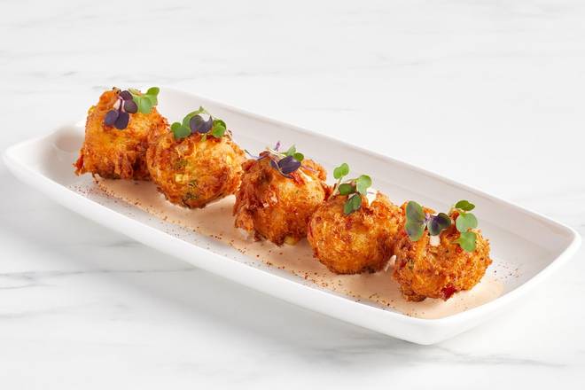 Crab and Corn Fritters