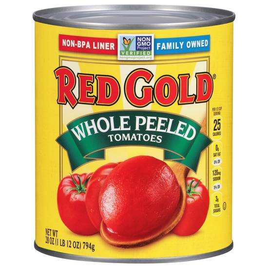 Red Gold Tomatoes Whole Peeled