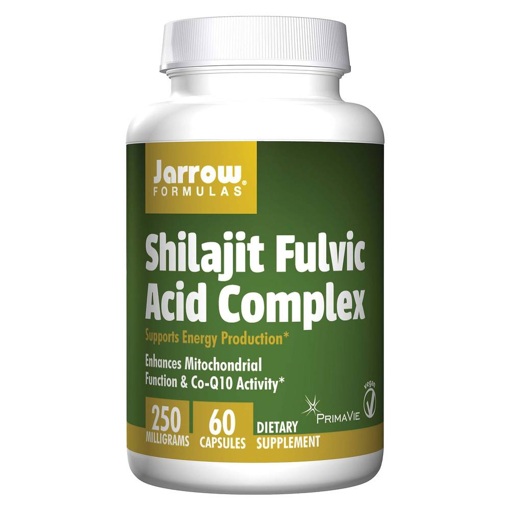 Shilajit Fulvic Acid Complex - Supports Energy Production - 250 Mg (60 Vegetarian Capsules)