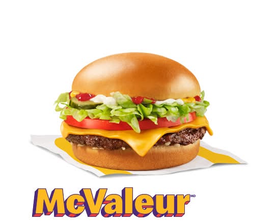 Hamburger avec fromage de luxe [340.0 Cal]