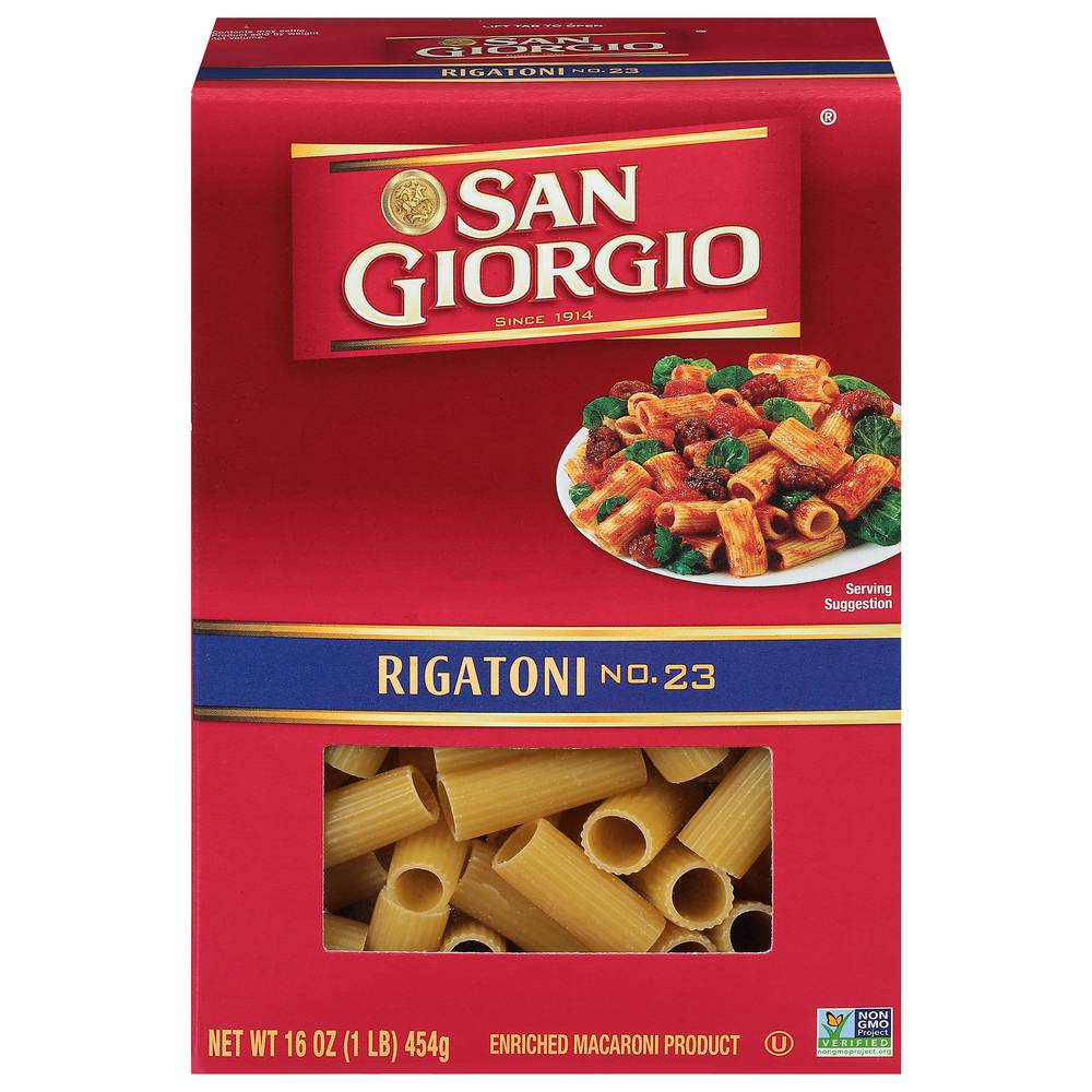 San Giorgio Rigatoni Pasta No. 23 (1 lbs)