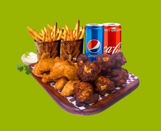 🏀 Menu Duo Mix (7 hot wings • 7 tenders)🔥🐔