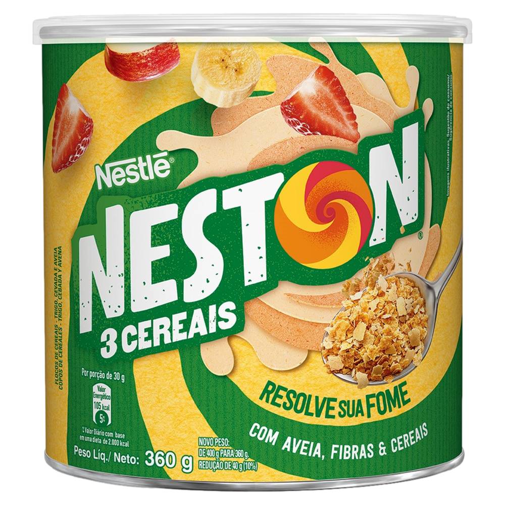 Nestlé · Neston em flocos 3 cereais (360 g)