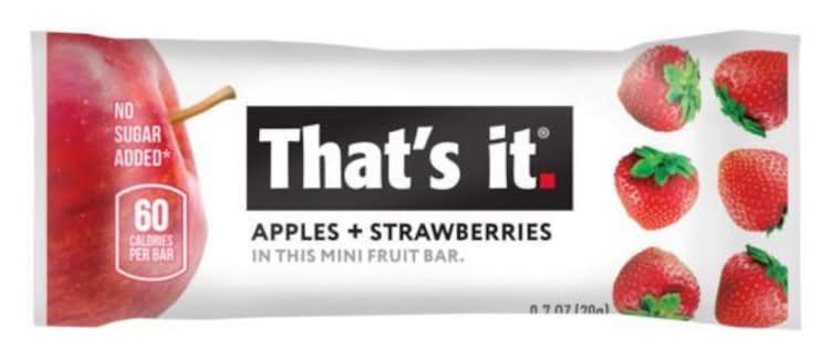 That's It Fruit Bar Strawberry