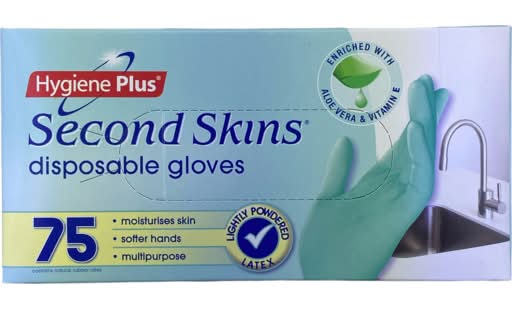 Hygiene Plus Second Skins Disposable Gloves (75 pack)