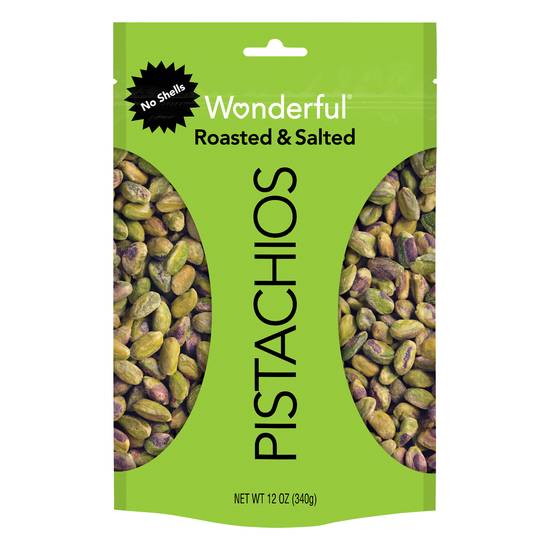 Wonderful Roasted and Salted No Shell Pistachios