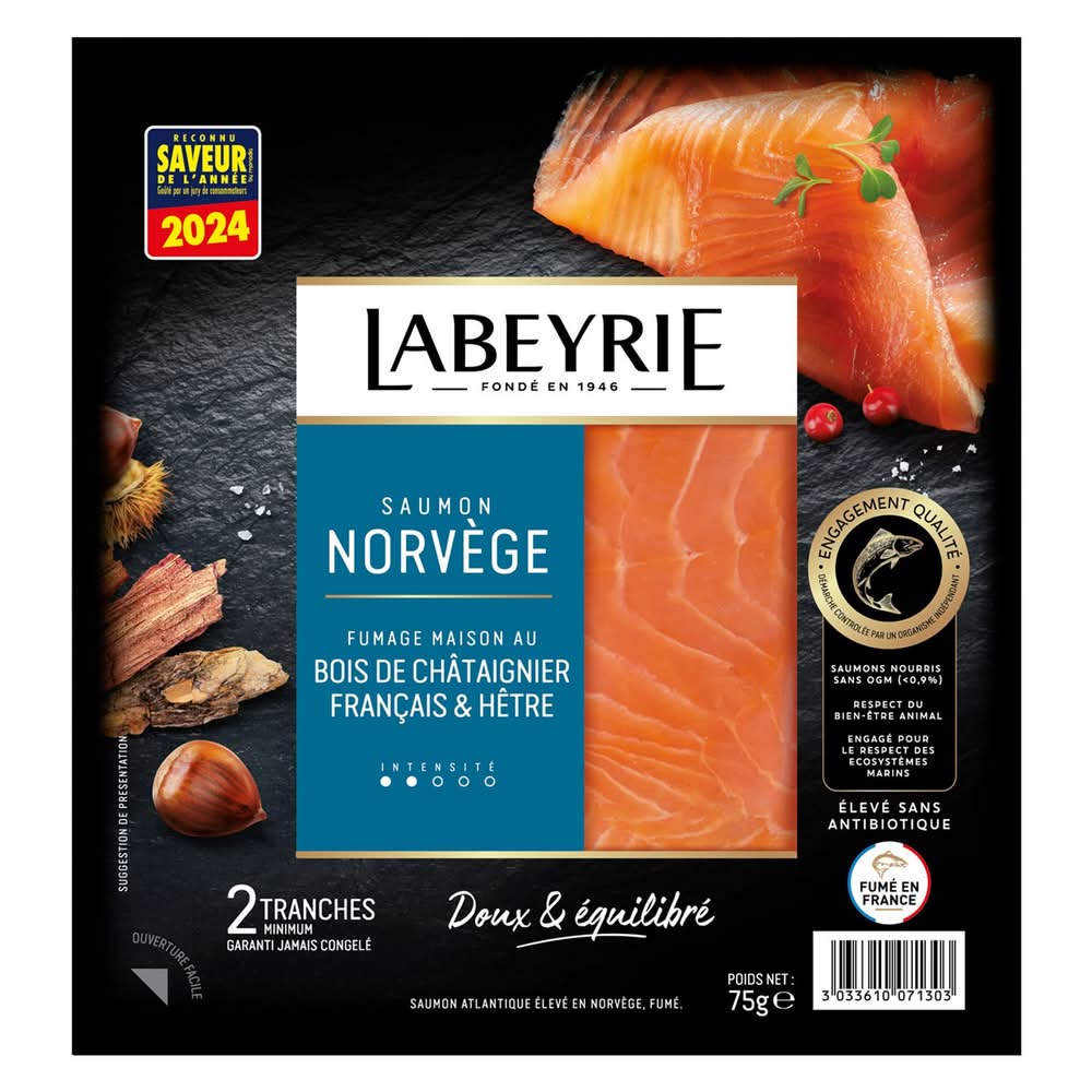 Labeyrie - Saumon fumé de norvège tranches (2)